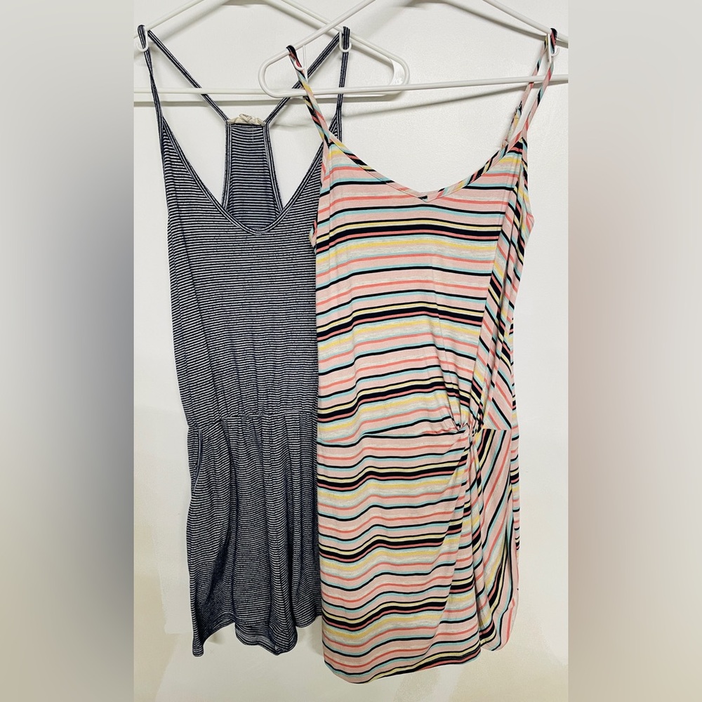 Love, Fire Sundress/Rolla Coaster Romper- Both Juniors Medium